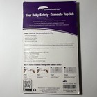 New Grandoto White Sliding Cabinet Child Safety Locks 4-pack