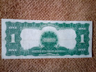 1899  1 One Dollar Silver Cert  Large-size Note  nickname Of Black Eagle   Vf  