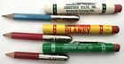 Vintage Siouxland Farmers Blaney Madison Sioux Falls Advertising Bullet Pencils