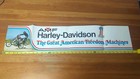 Vintage Amf Harley Davidson Poster The Great American Freedom Machines Original 