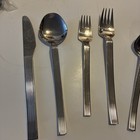 Vtg 5 Piece Place Setting Zani  Italy  Carla Nencioni   Armando  Flatware
