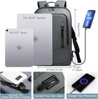 Backpack For Men Business Slim Laptop Bag   Anti Theft Travel Backpacks 15 6 Inc