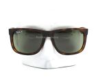 Ray-ban Justin Sunglasses Rb 4165 865 9a Matte Brown Havana Polarized W case
