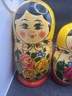 Nesting Dolls Russian Matryoshka Traditional Babushka Stacking Wooden Set Of 8