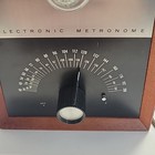 Vintage Seth Thomas Wood Frame Electronic Metronome Electric Light Up Pulse 