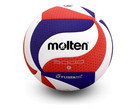 Molten Volleyball V5m5000-3usa Flistatec Volleyball  Red  White  Blue Pack Of 10