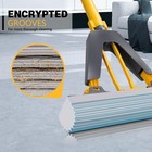 Masthome Sponge Mop roller Mop With 3 Absorbent Pva Yellow And Gray 