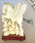 Beautiful Pegasus Flying Horse Figurine  tail Re-glued Barely Visible Break 