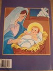 Beautiful Vintage The First Christmas Coloring Book 1994 By Golden -  3444-25