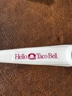 Vintage Taco Bell Kazoo  White red Hello Taco Bell Advertising Toy
