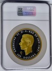 2020 Canada 10 Oz Silver Gilt Liberation Netherlands Operation Manna Ngc Pf70