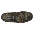 Minnetonka Original Camo Print Suede Trapper Moccasin Slippers  Men s Size 9