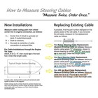 Seastar Ssc13417 Rack   Pinion 17ft Mechanical Steering Cable Teleflex Marine