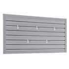4 X 2 Ft Slat Wall Paneling Pvc Gray Garage Slatwall With Modular Design