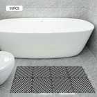 12x12  Interlocking Garage Floor Tiles 25 55 Pcs Deck Tile Snow Water Drainage