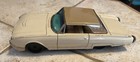 Vintage Ford Thunderbird Cream Hard Top  Tin Friction Car Working 8  Long  Japan