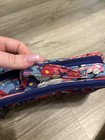Vera Bradley Floral Quilted Fabric Makeup Bag Multicolor Zip Pockets