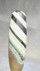 Tibetan Old Agate Silkworm Lines Dzi Bead petite Size  Vibrant Colours  Charm       