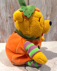 Vtg Disney Winnie The Pooh Plush Bean Bag Halloween Pumpkin Costume 2000 Cute