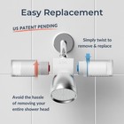 Duo Shower Filter Twin Pack Replacement Cartridges For Weddell 