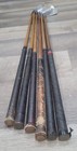6 Pcs Antique Vintage Spalding Kro Flite Hickory Wood Shaft Golf Clubs All Lofts