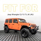 2 X Adjustable Door Limiting Check Straps Fit For Jeep Wrangler Cj Yj Tj Jk