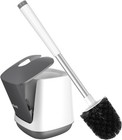 Toilet Brush And Holder  Self Closing Lid Toilet Bowl Brushes Holder And Extr   