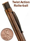 Retro 51  vrr-1331   Lincoln Copper  Lucky Penny Rollerball Tornado Pen 