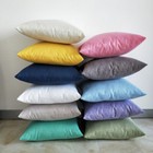 Solid Linen Cushion Cover Throw Pillow Cases For Couch Sofa Bed 16  18  20 