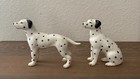 Pair Of Vintage Porcelain Dalmatian Dog Figurine Japan