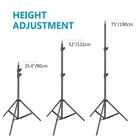 Neewer 6 Feet Photography Light Stands With Carrying Case For Reflectors Softbox