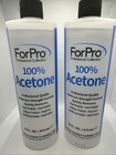  pack Of 2  For Pro Professional 100  Pure Acetone Nail Polish Remover  16 Fl Oz
