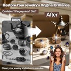 Jewelry Cleaning Kit 18 Pcs Polishing Brush Cloth Set For Gold Silver Diamond