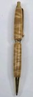    hand-turned Ballpoint Pen   Mechanical Pencil Set Wood Burl Gold Trim Gift Box