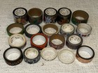 Assortment Of Sizes And Colors Of Washi Tape Lot Of 19 Rolls