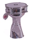 Meinl Aluminum Darbuka 6 5 X 12 75      Silver     Damaged  Works Great  Looks Tough