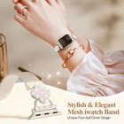 Slim Magnetic Milanese Loop For Apple Watch Band 42mm 41mm 40mm 38mm 44mm 45m   