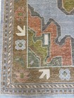 Veda Turkish Oushak Rug Vintage Rug Hand Knotted  Wool Area Rug For Bedroom Kids
