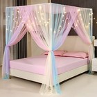 Canopy Bed Curtains With Lights bed Canopy Bed Drapes Netting Full Rainbow