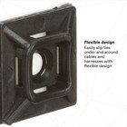 3m Ctb75x75bka-c Cable Tie Base  Nylon 6 6  Black  0 74 In L