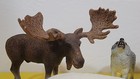 Schleich Lot 9 North American Forest Animal Figure Bison Bear Wolf Moose Deer