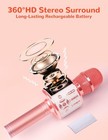 Karaoke Microphone For Adults  Wireless Bluetooth Microphone For Singing Port   