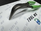 Snap-on Tools New Green Soft Grip 7  90    Angle Jaw Needle Nose Pliers 497acf