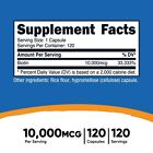 Nutricost Biotin  vitamin B7  10 000mcg  10mg   120 Capsules