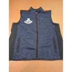 Orvis Vintage Washington Capitals Navy Blue Full-zip Vest With Chest Patch Xxl