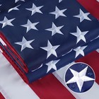 Usa American Flag Heavy Duty Nylon Luxury Embroidered Stars Sewn Stripe Grommets