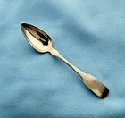 F Bloos Coin Silver 6 Teaspoons Fiddle Pattern 5 3 4 In No Mono 86 8 Gr