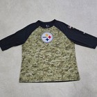 Nike Steelers Women s Xxl Dri-fit Digital Camo Long Sleeve Performance Top