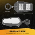 2020-2025 Utv Rear-view Side Mirrors W led Lights For Polaris Rzr Pro R Xp Turbo