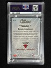 2006 Fleer Michael Jordan  ml-8 Missing Links Game Used Jersey Psa 9 Color Match